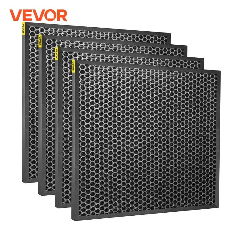 HEPA Replacement Filter 4pcs Active Carbon Air Filter 16\'\'x16\'\' Filter High-Efficient Air Filter Replacement Set Cover