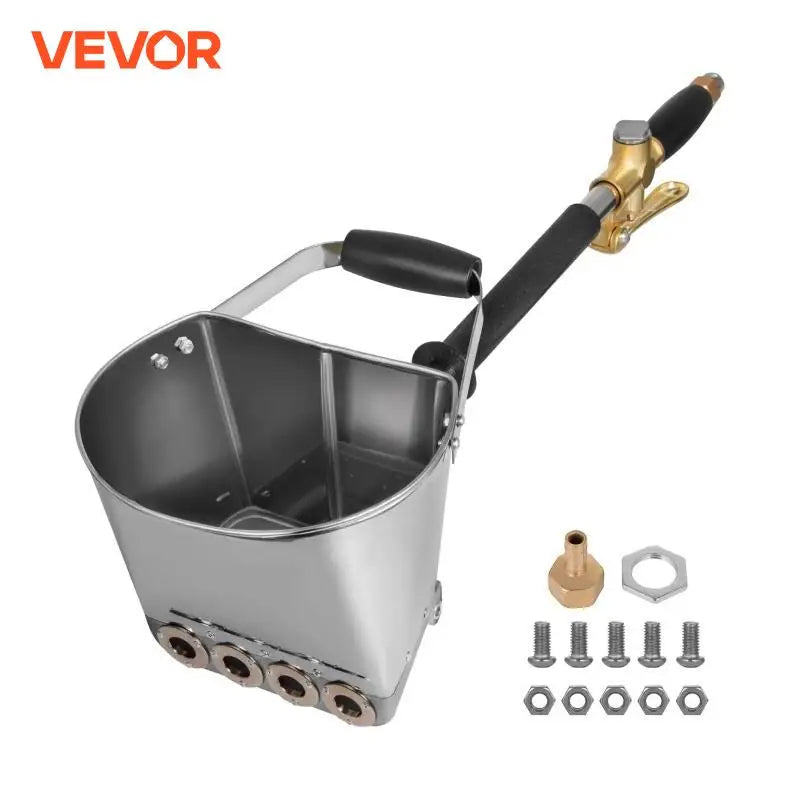Mortar Sprayer Gun 4-Jet 3kW Wall Stucco Shovel Hopper Ladle Cement Spray Gun Plaster Ceiling Paint Concrete Sprayer Tool
