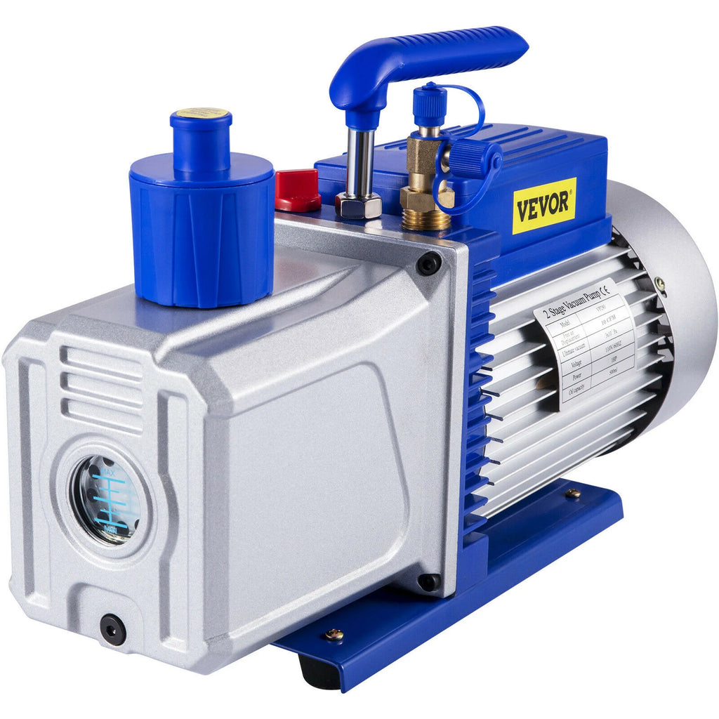 10CFM 1HP Vane Ultimate HVAC Rotary Auto AC Refrigerant Vacuum Pump, for Automobile Reparation Vacuum Evacuation
