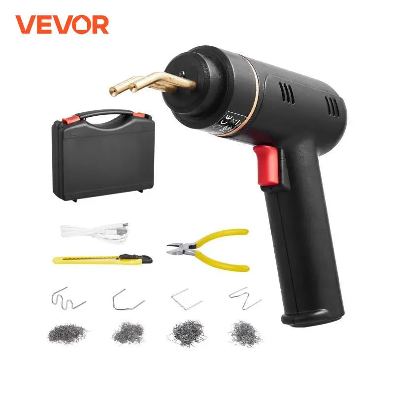 Cordless Plastic Welder 120W Plastic Welding Gun Rechargeable Hot Staple Welding Gun Plastic Car Bumper Repair Kit