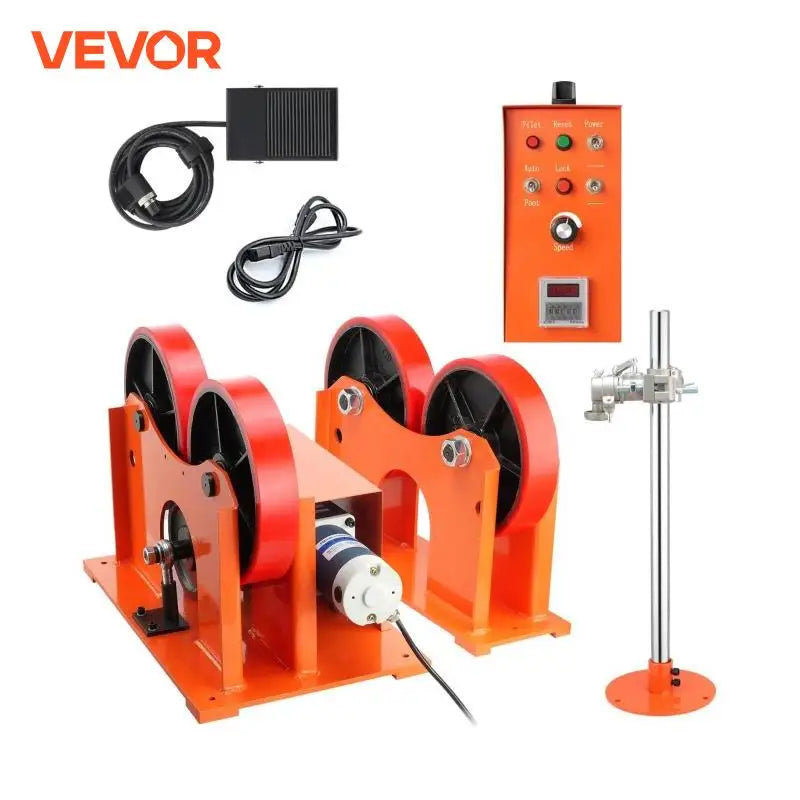 Welding Positioner Turning Rolls Linkage Roller 1000KG Loading Welding Turning Rotary Torch Stand for Welding Equipment
