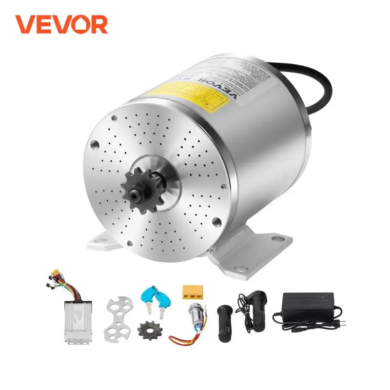 500W Electric Brushless DC Motor Kit 36V Motor with Controller Throttle Grip Kit for Go Karts E-Bike Motorcycle Scooter