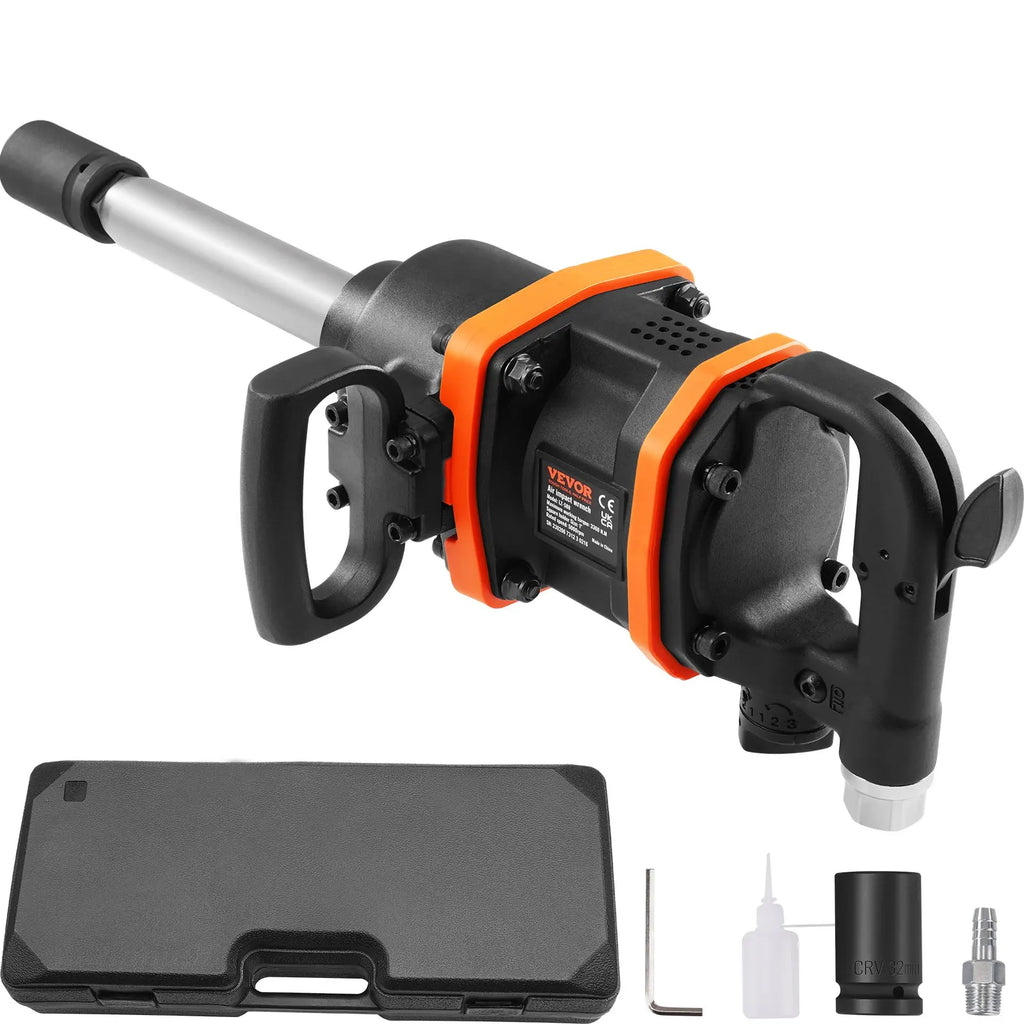 1 Inch Air Impact Wrench High Reverse Torque Outpu Pneumatic Impact Gun for Heavy Duty Repairs and Maintenance Car Tire