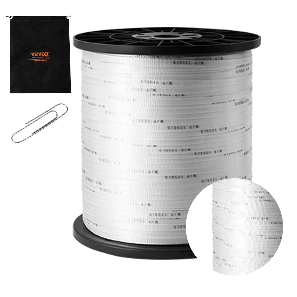 Polyester Pull Tape Mule Flat Rope Printed Webbing Cable Pulling Tape for Packaging Gardening Electrical Conduit Work