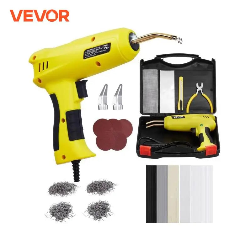 Plastic Welding Kit 220W Plastic Welder Gun with 800/1200 PCS Hot Staples Professional Hot Staple Welding Gun for Repair