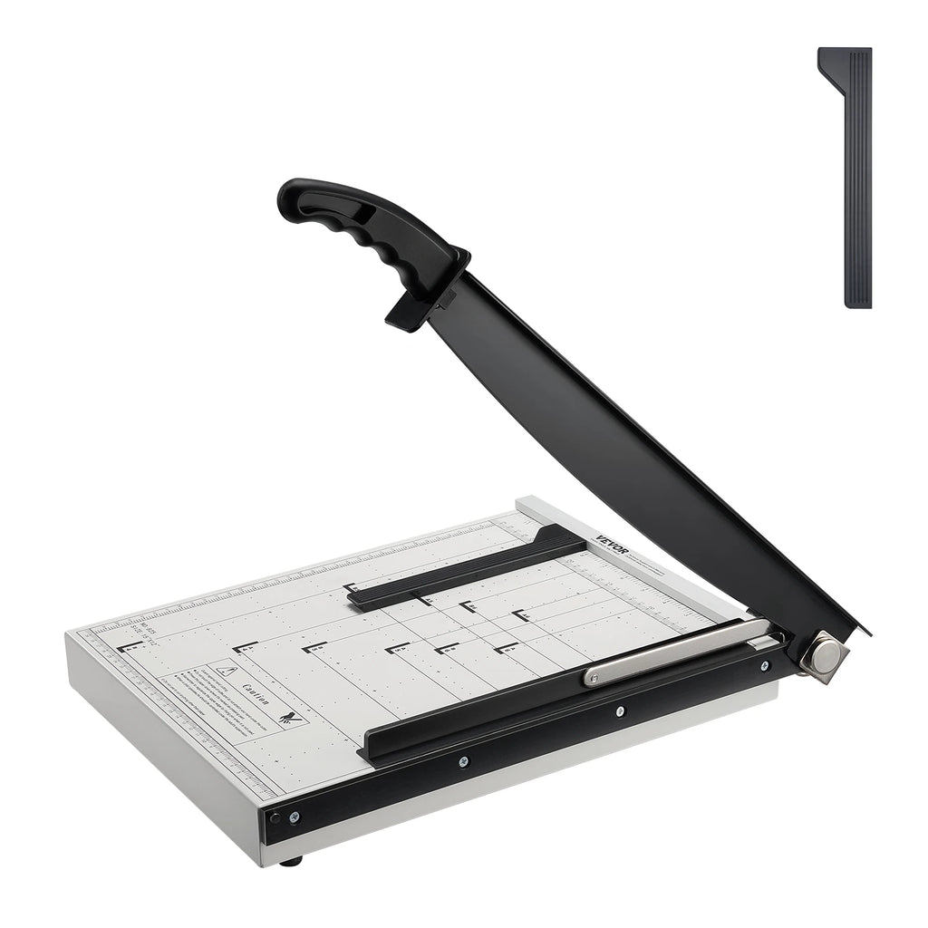 Paper Cutter Guillotine Trimmer 15"/18" Cut Length 16/20 Sheets Capacity Heavy Duty Paper Cutter for Home Office School