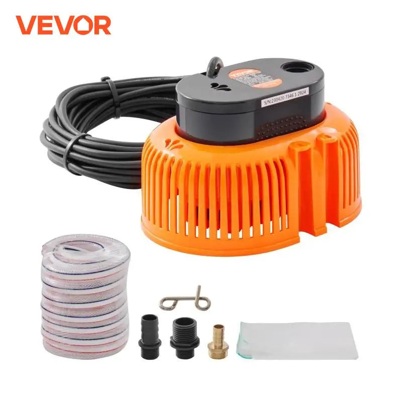 Automatic Pool Cover Pump 1/10HP 75W 540GPH 120V Submersible Swimming Pool Cover Pump Water Removal Pump for Pool Draining