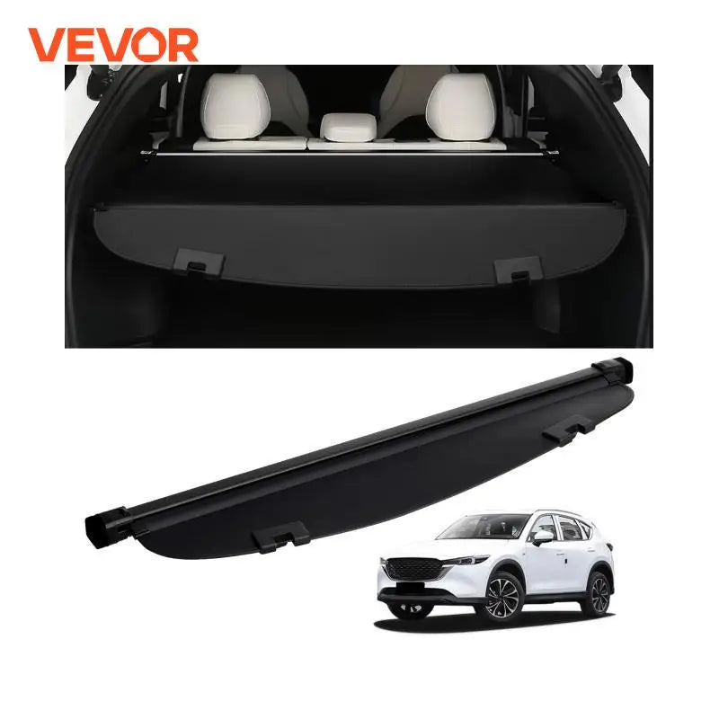 Retractable Cargo Cover Upgraded Waterproof Trunk Cover Security Shield Shade for Mazda CX-5 2017-2024 Rear Trunk Cover