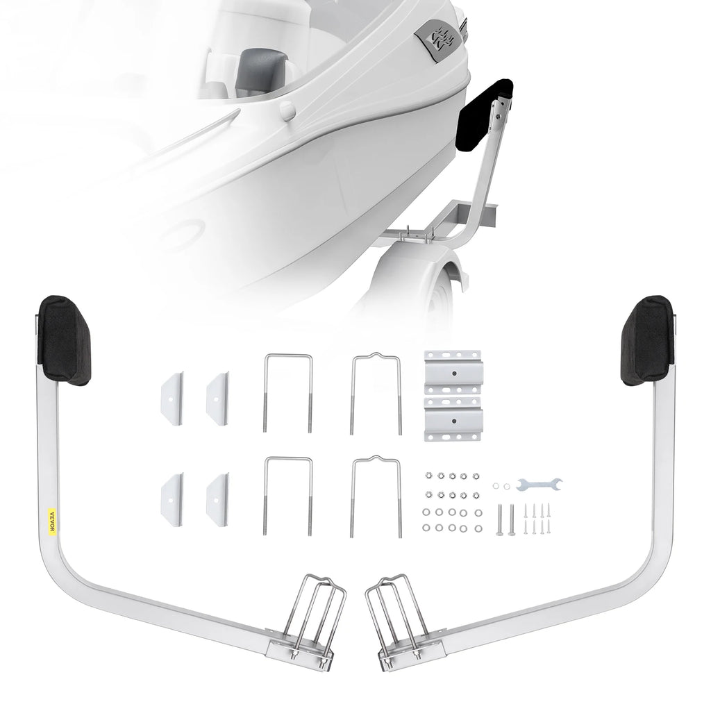 Marine Trailer Assistant, 27.6” Flexibly Adjustable Bunk Guide-Ons, Suitable for Ski Boats, Fishing Boats, or Sailboats 20