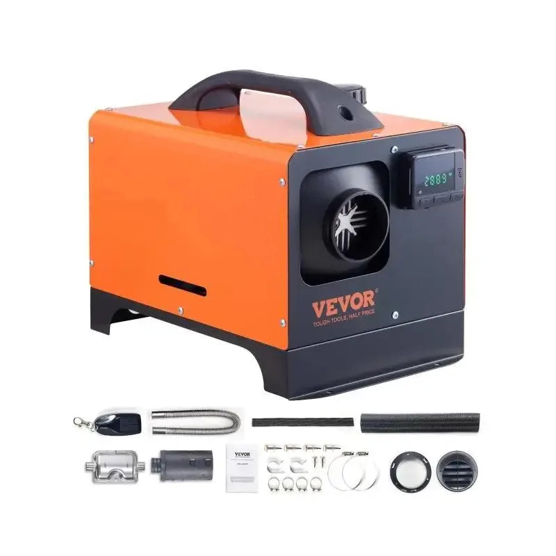 8KW Diesel Air Heater 12V Car Heater with Remote Control and LCD Diesel Parking Heater for RV Trailer Camper Van Boat
