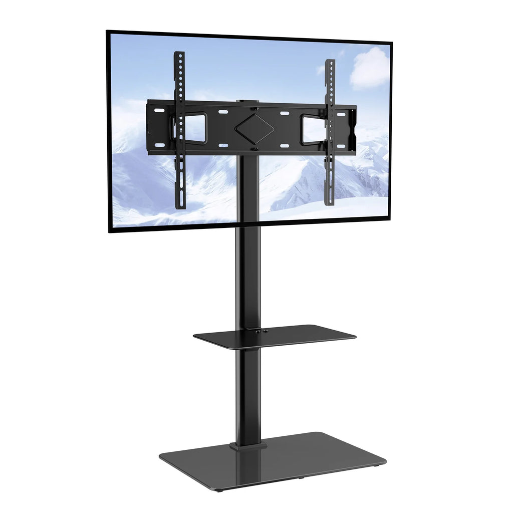 TV Stand Mount Swivel Tall TV Stand for 32-65/70 inch TV Height Adjustable Portable Floor TV Stand Max VESA 600 x 800mm