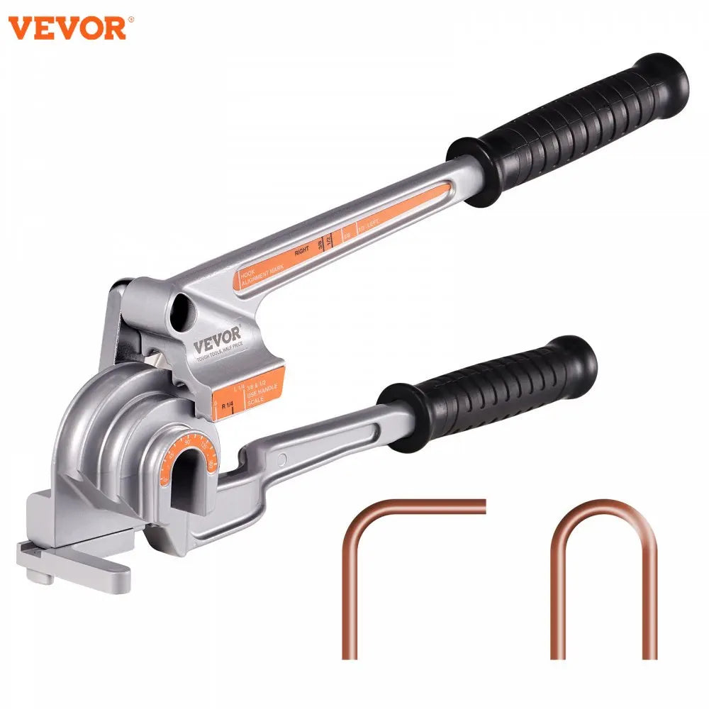 Pipe Tube Bender 3 in 1 Manual Copper Tube Bending Aluminum Pipe Bender Tool for HVAC Air Conditioning Refrigerator Repair