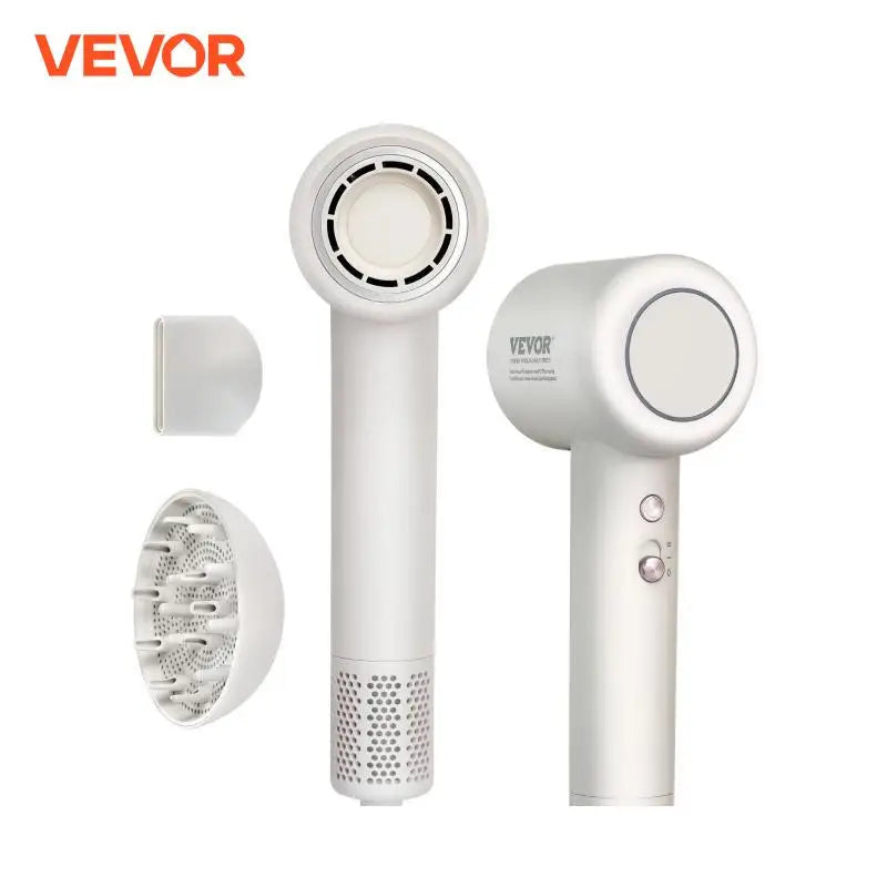 High-Speed Hair Dryer with Brushless Motor 200 Million Negative Ions Lightweight Hairdryer with Nozzle for Home Travel