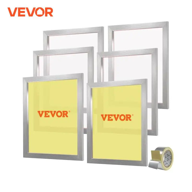 20x24inch Screen Printing Kit Aluminum Silk Screen Printing Frames Silk Screen Printing Frame with High Tension Nylon Mesh