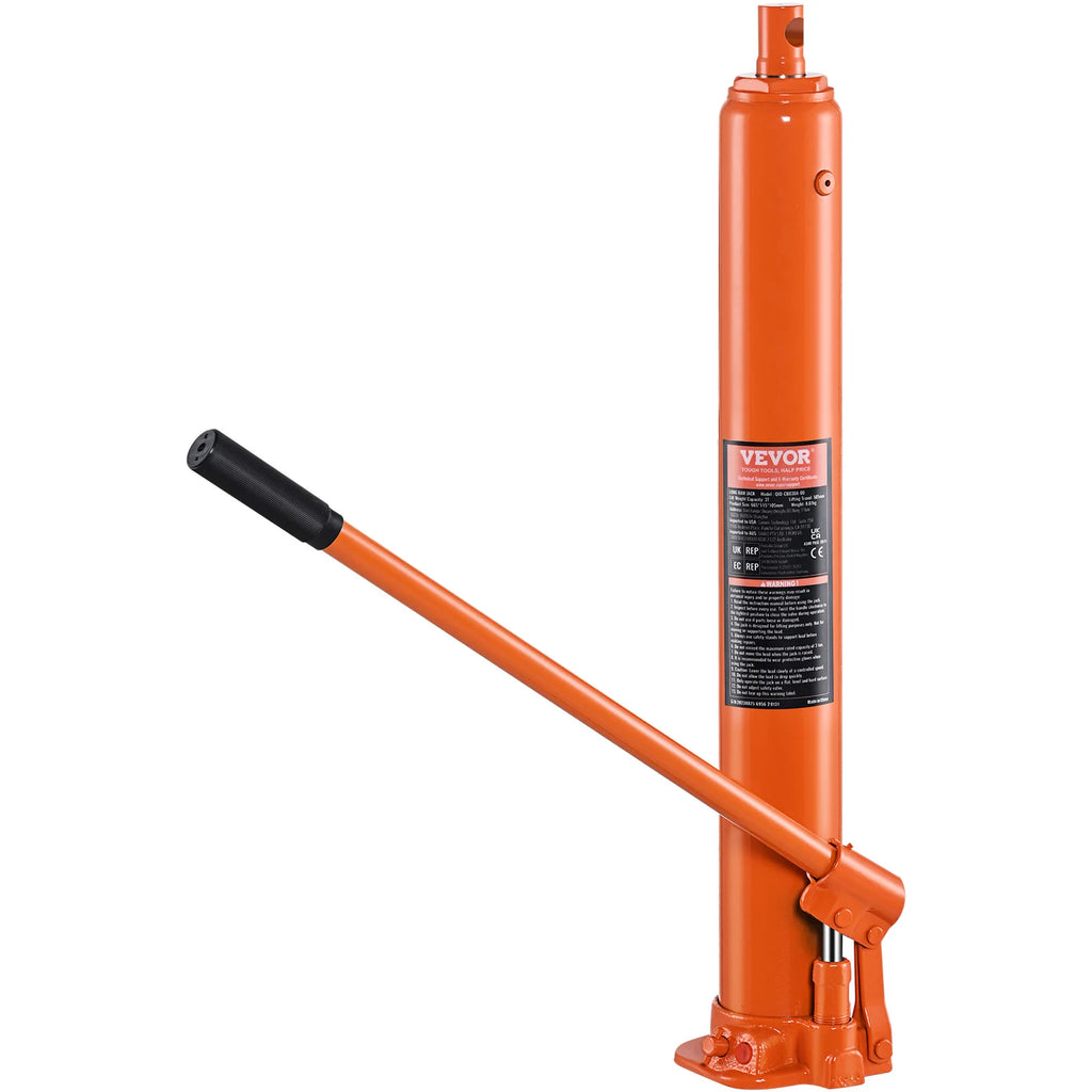 Hydraulic Long Ram Jack 4 Ton Engine Hoist Cylinder with Single Piston Pump And Flat Base/Garage/Shop Cranes Mechanical