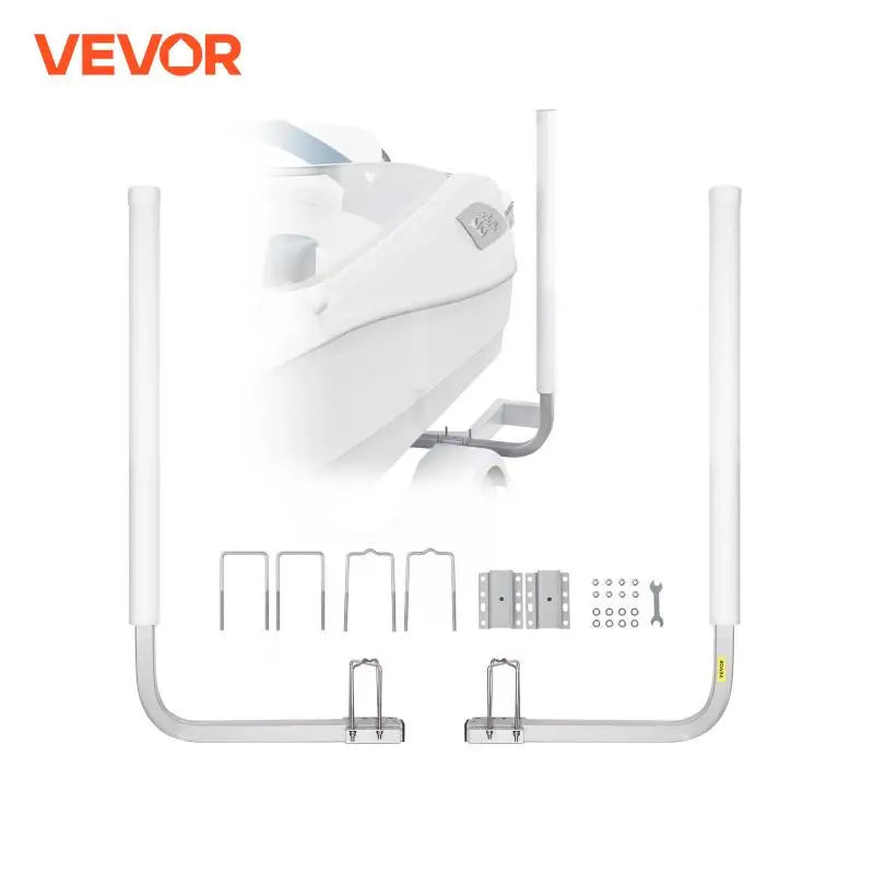 Boat Trailer Guide 2PCS Rustproof Galvanized Steel Trailer Guide ons Trailer Guides with PVC Pipes for Boat