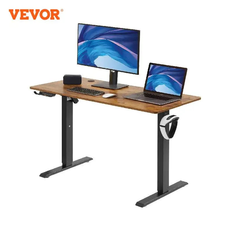 Electric Standing Desk Height Adjustable Standing Desk W/ Dual Protecting System High Load Capacity Table for Home Office