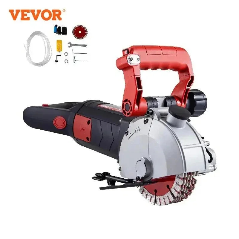4800W Wall Slotting Machine Concrete Cutter Electric Laser Aiming Groove Slotting Machine 125mm Circular Saw Cutting Tool