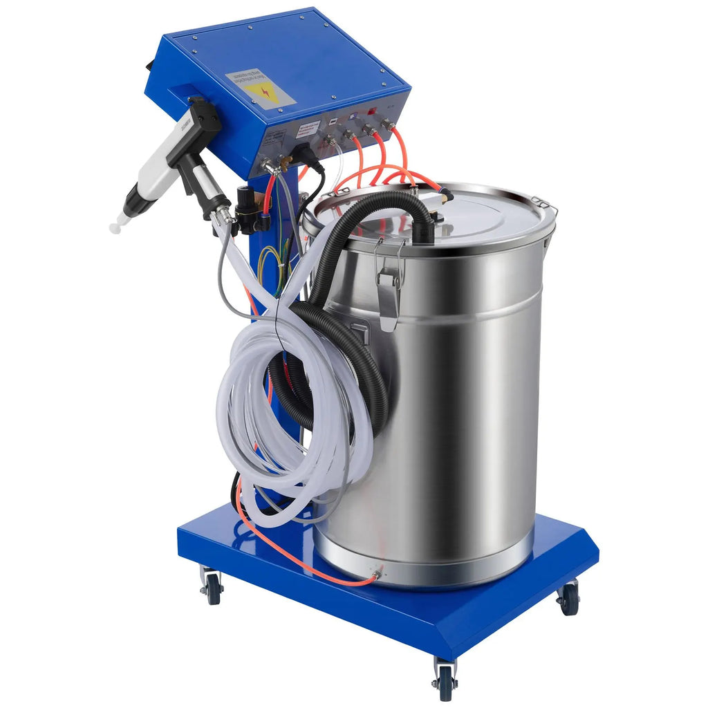 Powder Coating Gun Machine WX-958 Electrostatic Spray Powder Coating Machine 50W 45L Spraying Gun Paint Powder Coating
