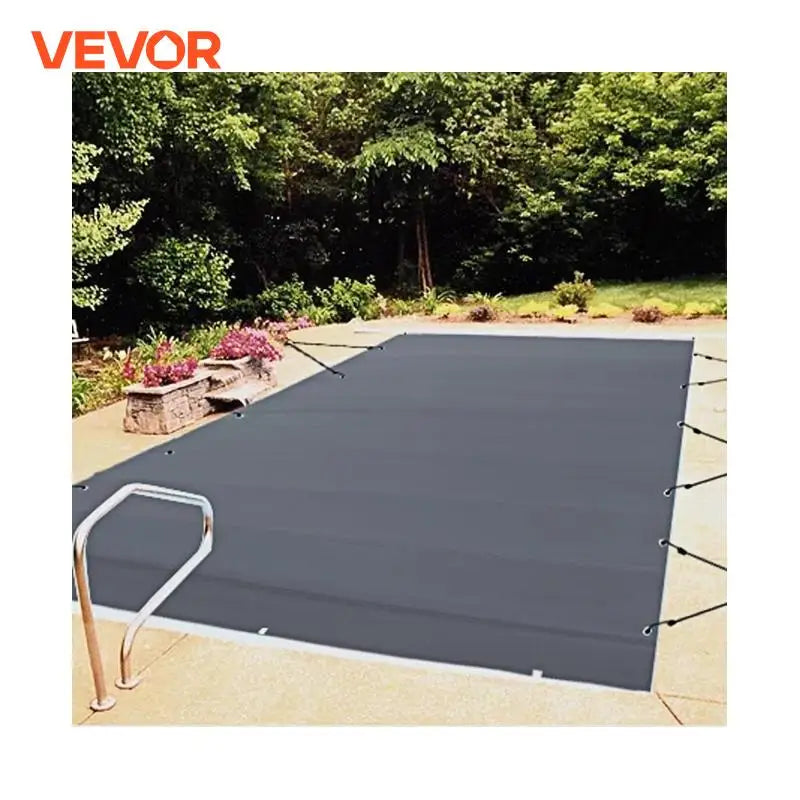 Pool Safety Cover 13x26 ft Rectangle Inground Pool Cover Solid Pool Safety Cover For Winter Safety Swimming Pool Cover