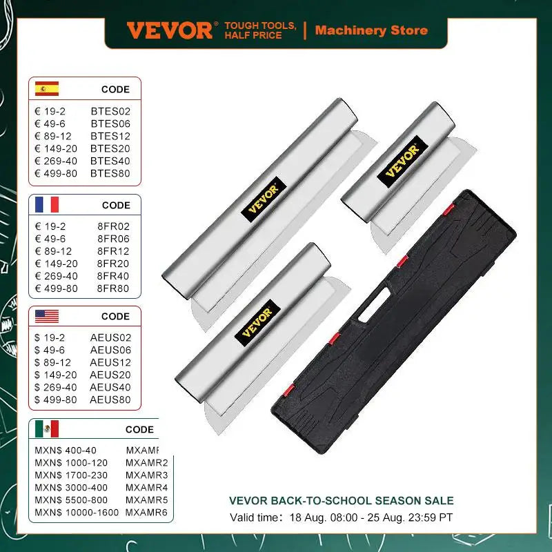 Drywall Skimming Blade Smoothing Spatula Putty Scraper Stainless Steel Knife Finishing Trowel Tools for Wall-Board Plaster