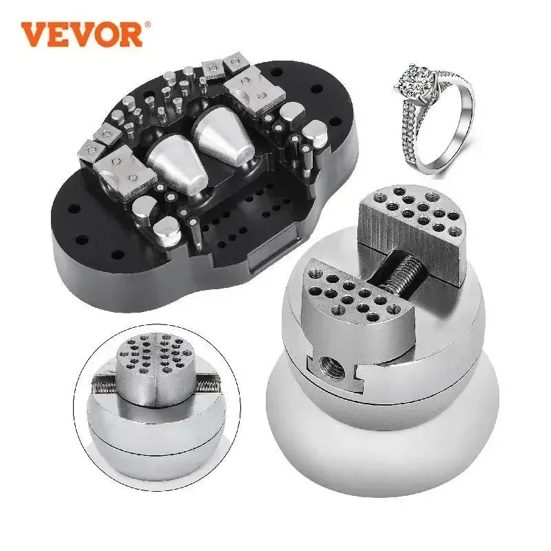 2Kg Mini Engraving Ball Vise Full Set 3inch Jewelry Equipment Diamond Stone Block Ring Adjustable Carving Setting Tools