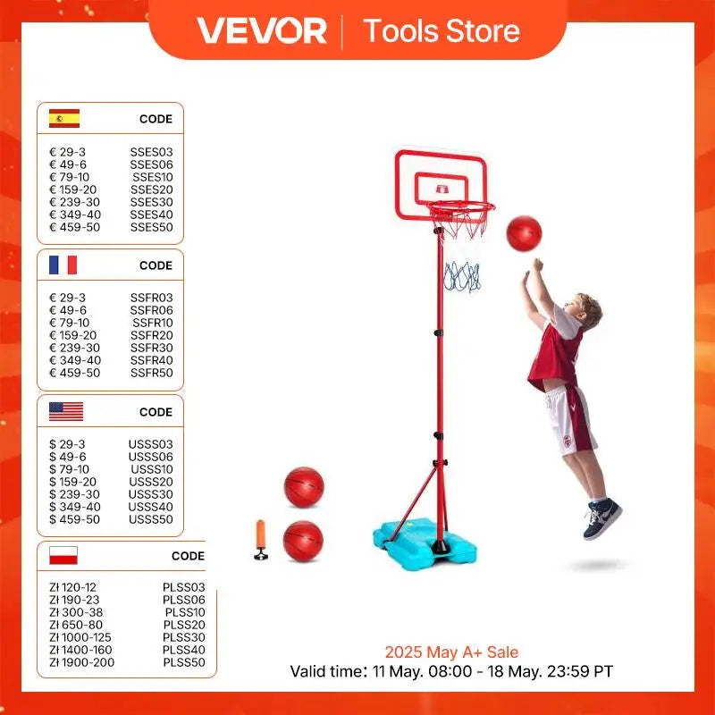 Toddler Adjustable Basketball Hoop 104-190CM Rack for Kids Outdoor Indoor Ball Sport Backboard Rim Shoot Children Toys