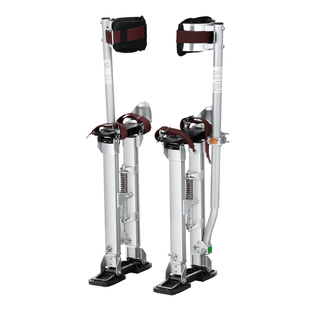 Drywall Stilts Adjustable Height Tool Stilts with Protective Knee Pads and Non-slip Work Stilts Sheetrock for Home Office