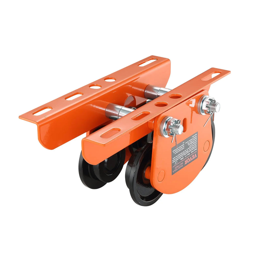 Electric Hoist Manual Trolley 0.5/1 Ton Capacity for PA200 PA250 PA300 PA400 PA500 Push Beam Trolley with Dual Wheels