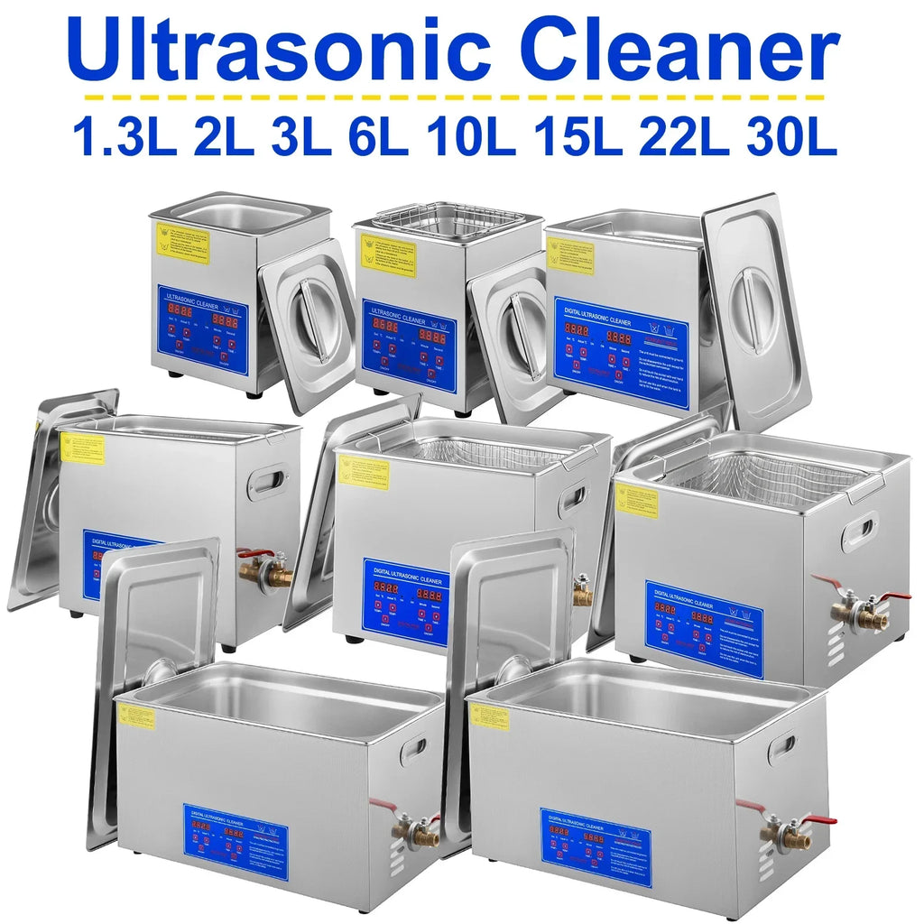 1.3L 2L 3L 6L 10L 15L 22L 30L Ultrasonic Cleaner Lave-Dishes Portable Washing Machine Diswasher Ultrasound Home Appliances
