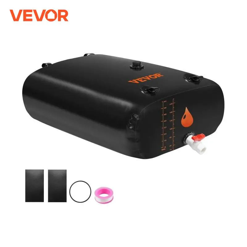 Portable Water Storage Bladder 63/87 Gallon Large Capacity Water Storage Containers 1000D PVC Water Bladder for Garden