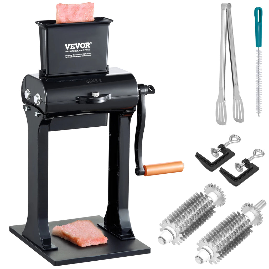 Commercial Meat Tenderizer Stainless Steel Meat Tenderizer Machine  Kitchen Tool for Beef Turkey Chicken Pork Steak Fish