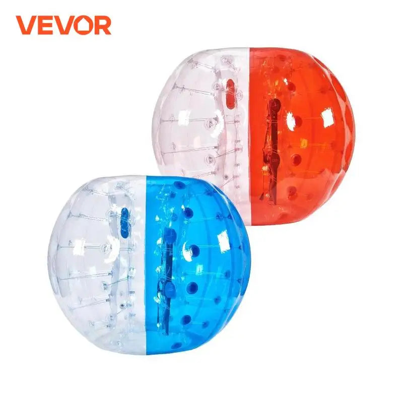 2-Pack 5FT/1.5M Inflatable Bumper Balls 0.8mm Thick Bubble Soccer Balls Inflatable Zorb Balls for Adults or Children
