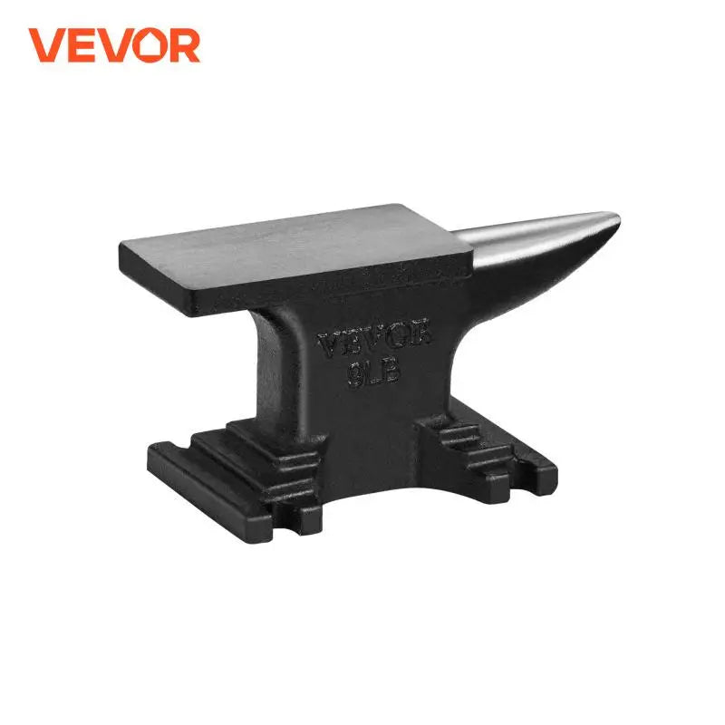 Single Horn Anvil Cast Steel Anvil High Hardness Rugged Round Horn Anvil Blacksmith Compact Design and Stable Base