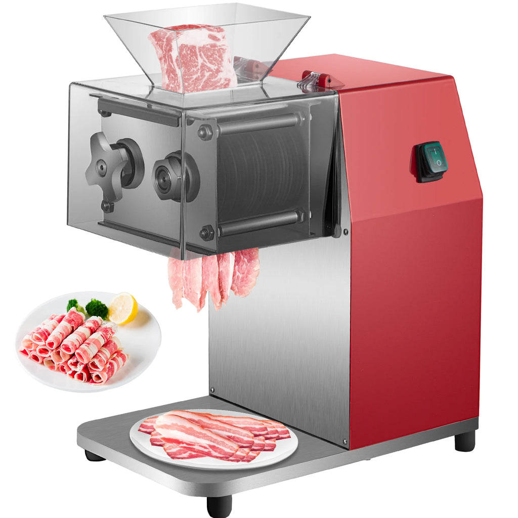 Commercial Meat Cutting Machine, 551 Lbs/H 850W Meat Shredding Machine, 3.5mm Blade Electric Meat Cutter, for Kitchen