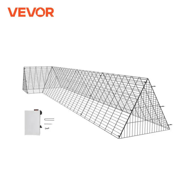 Chicken Tunnels 157.5 x 39.4 x 24.2 in(LxWxH) Chicken Tunnels for Yard Portable Chicken Tunnels for Outside Corner Frames