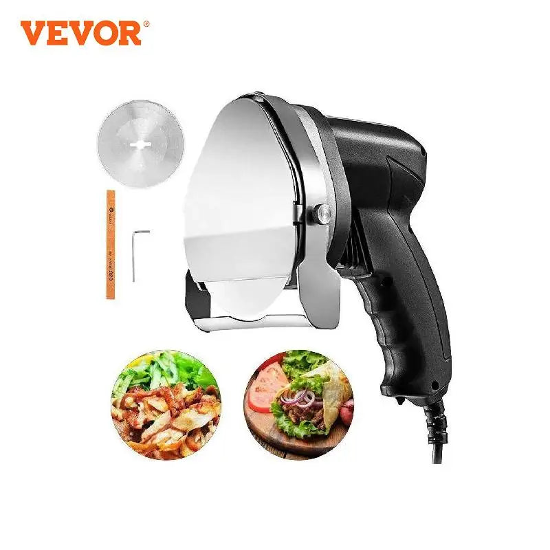 Kebab Slicer 0-8mm Electric wired Kebab Doner Knife 2 Blades Shawarma Cutter Commercial Roast Gyro Meat Cutting Machine