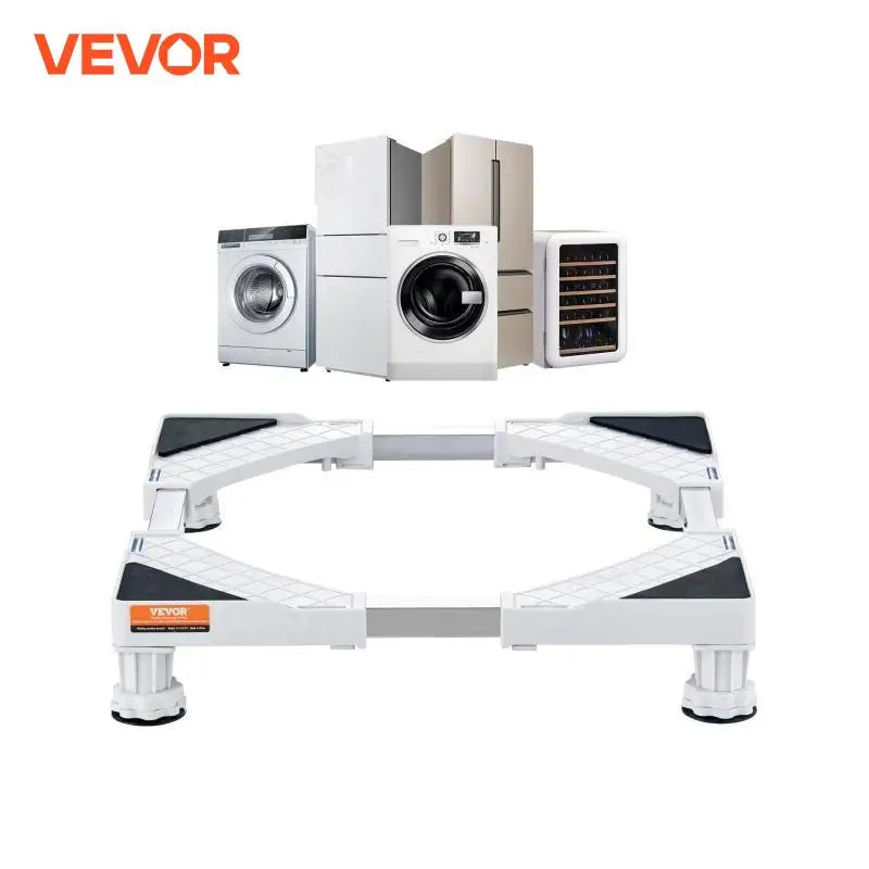 Mini Fridge Stand Universal Laundry Pedestal Adjustable with 4 Strong Feet for Washer And Dryer 15" - 24.2"W Expandable