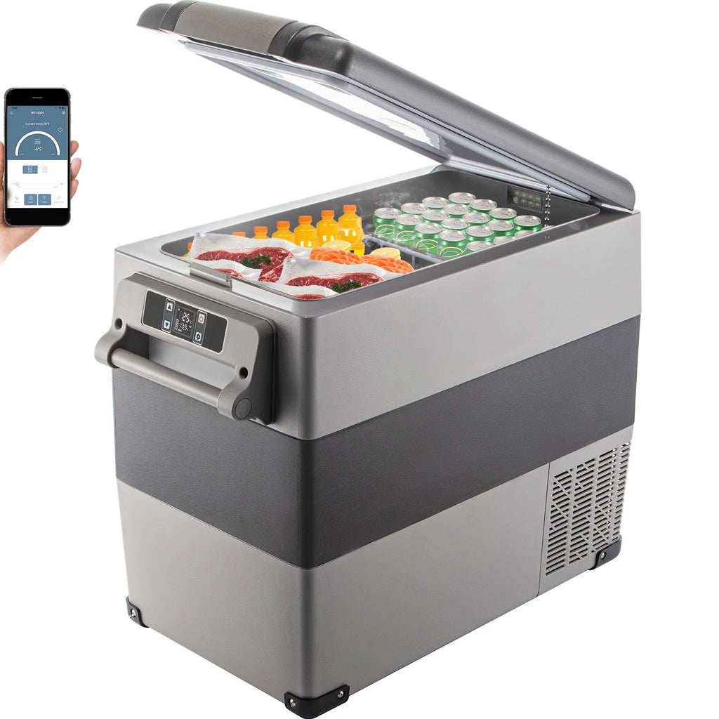 22L 35L 45L 55L Car Refrigerator Mini Fridge Freezer Portable Compressor Cooler 12/24V DC 110-240V Ice Box for Camping
