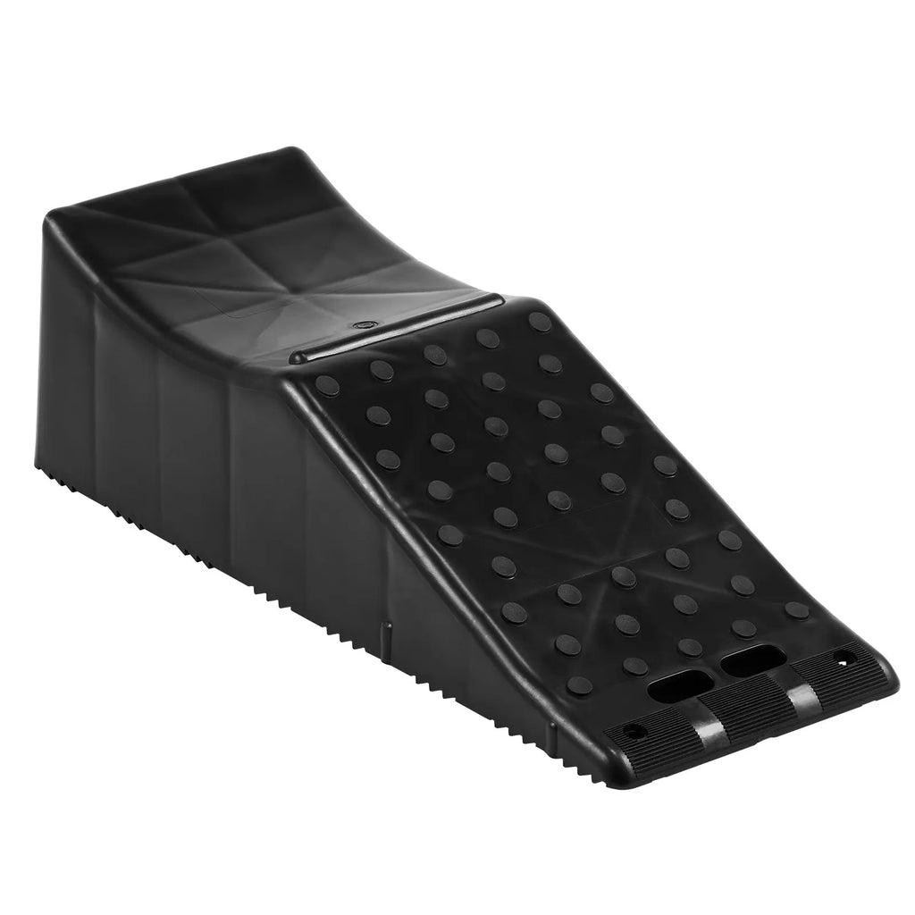Car Service Ramp, 20000 lbs/10 ton Capacity, 5.5" Lift Car Ramp, Low Profile Plastic Tire Ramp for Oil Changes Wheels