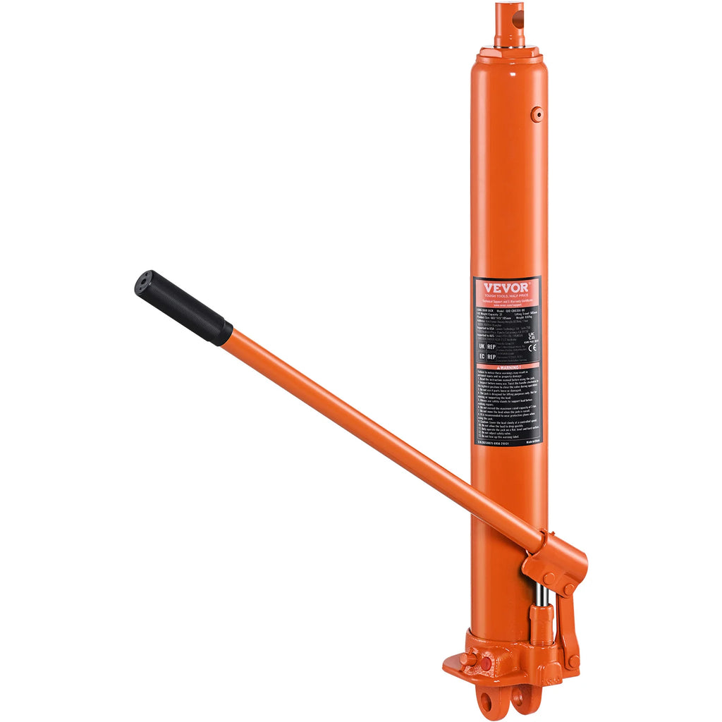 Hydraulic Long Ram Jack 3/8 Ton Engine Hoist Cylinder with Single Piston Pump And Clevis Base Hydraulic Ram Cylinder