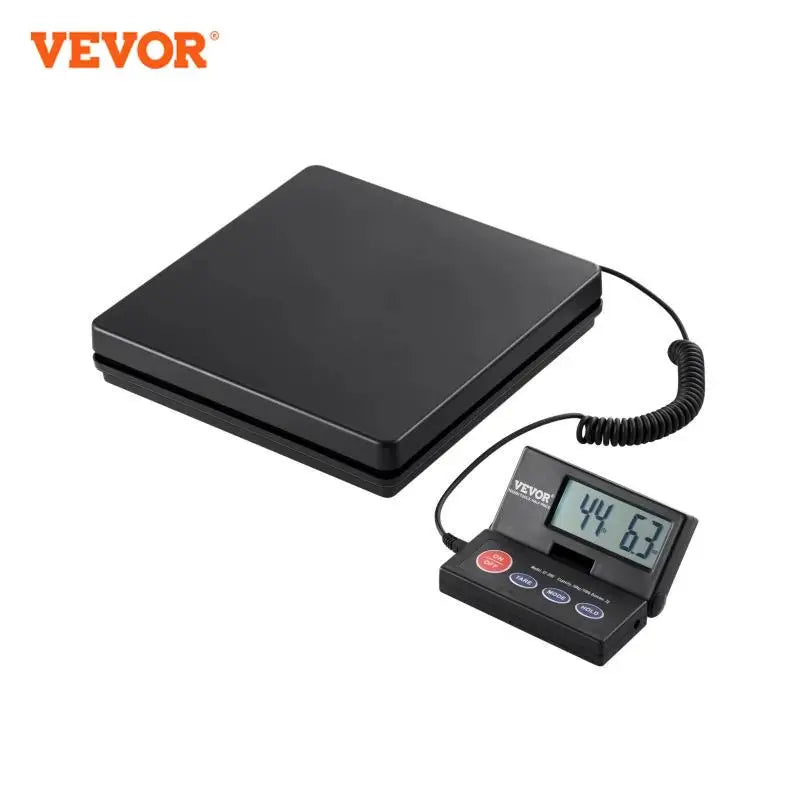 110 lbs Digital Postal Shipping Scale with Timer 90° Foldable LCD Screen AC/DC Powered Package Scale for Laggage Home