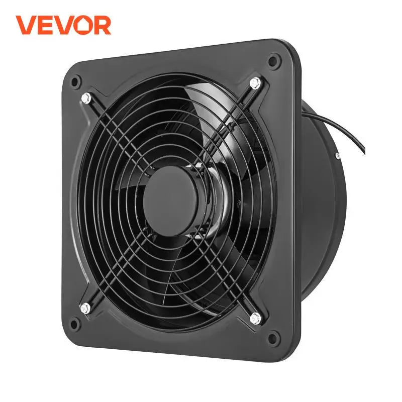 Commercial Industrial Ventilation Extractor Exhaust Fan 10" 12" Air Blower High Speed Low Noise for Workshop & Warehouse
