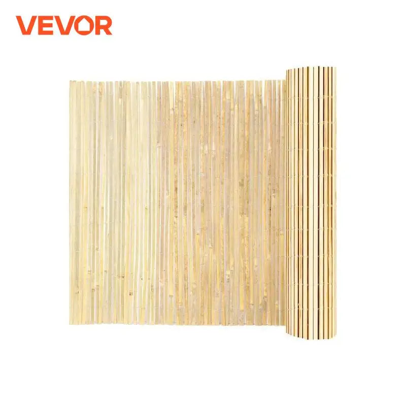 Natural Bamboo Privacy Fence Screen Eco-Friendly Privacy Bamboo Slat Fence L Decorative Bamboo Screen Panel for Garden