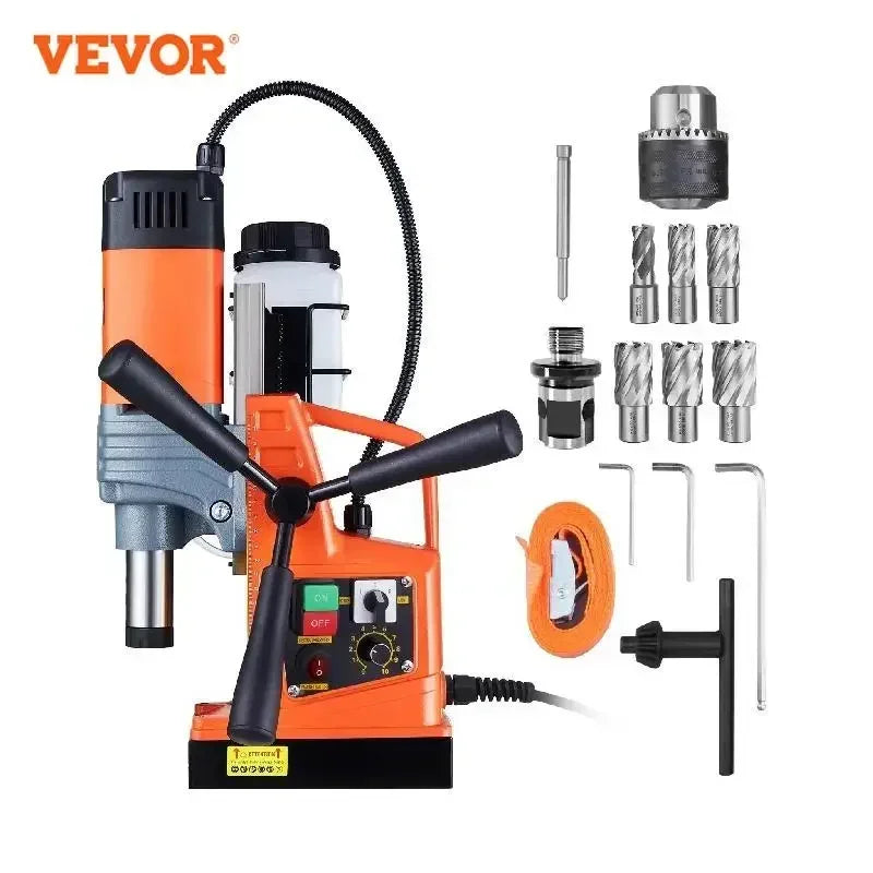1300W 1400W 2" Electric Drilling Machine Magnetic Drill Press Boring Diameter Power Drill 810 PRM 1-second Release Drill