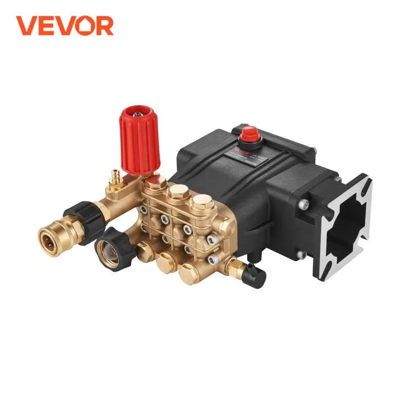 Pressure Washer Pump 3 / 4 GPM Shaft Horizontal Triplex Plunger Replacement Power Washer Pumps Kit Compatible with Simpson