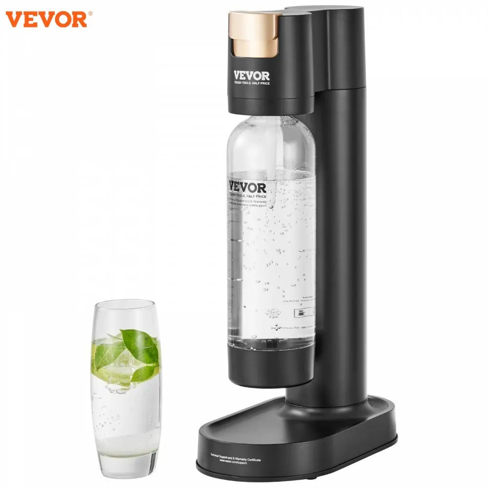 Sparkling Water Maker Soda Maker Machine for Home Carbonating Seltzer Water Starter Kit with BPA free 1L PET Bottle