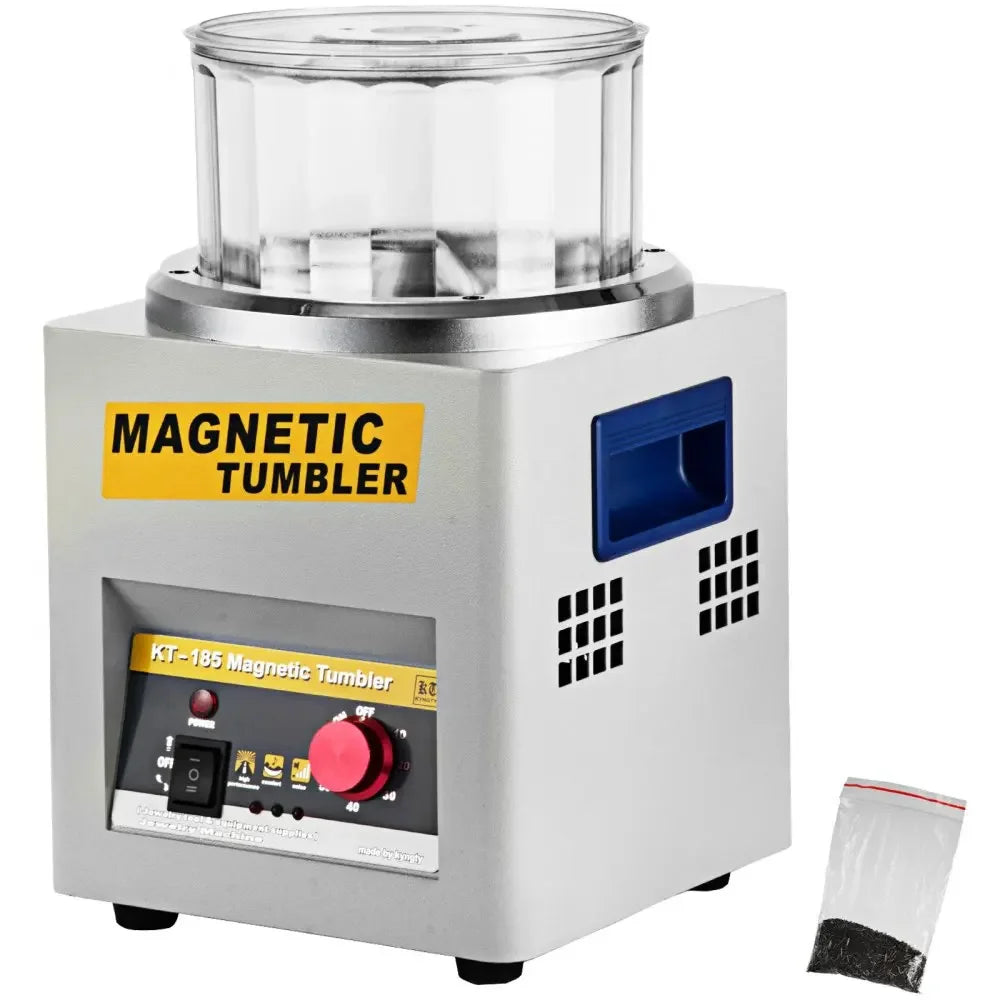 Magnetic Tumbler 180mm Jewelry Polisher Tumbler 2000 RPM KT-185 Jewelry Polisher Finisher