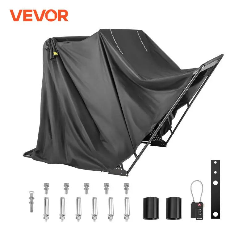 Motorcycle Cover Shelter Storage Waterproof 22 mm High Performance Motorcycle Shelter 600 D Polyester Motorcycle Cover