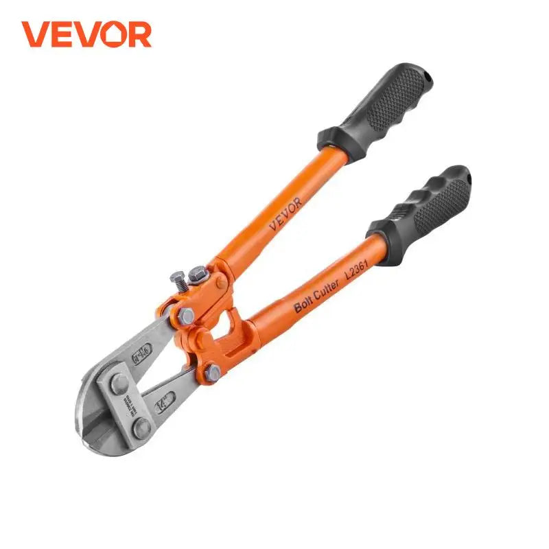 Bolt Cutter 8in/14in/18in/24in Lock Cutter Bi-Material Handle with Soft Rubber Grip Chrome Molybdenum Alloy Steel Blade
